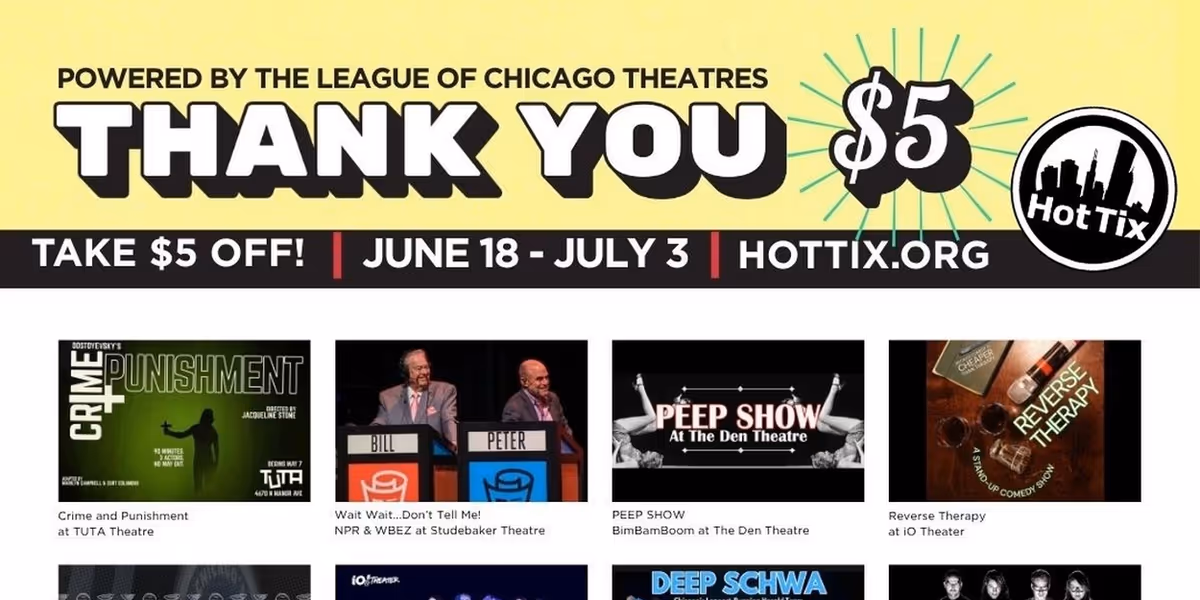 League of Chicago Theatres to Launch 'Thank You 5' Promotion, Pride and Juneteenth Events