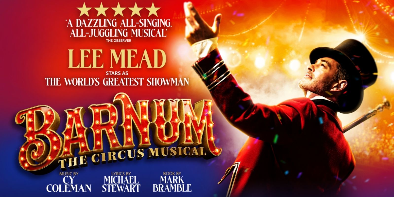 New UK BARNUM tour to launch in 2026 with Lee Mead starring