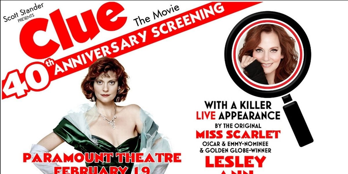 CLUE With Lesley Ann Warren To Screen At Paramount Theatre