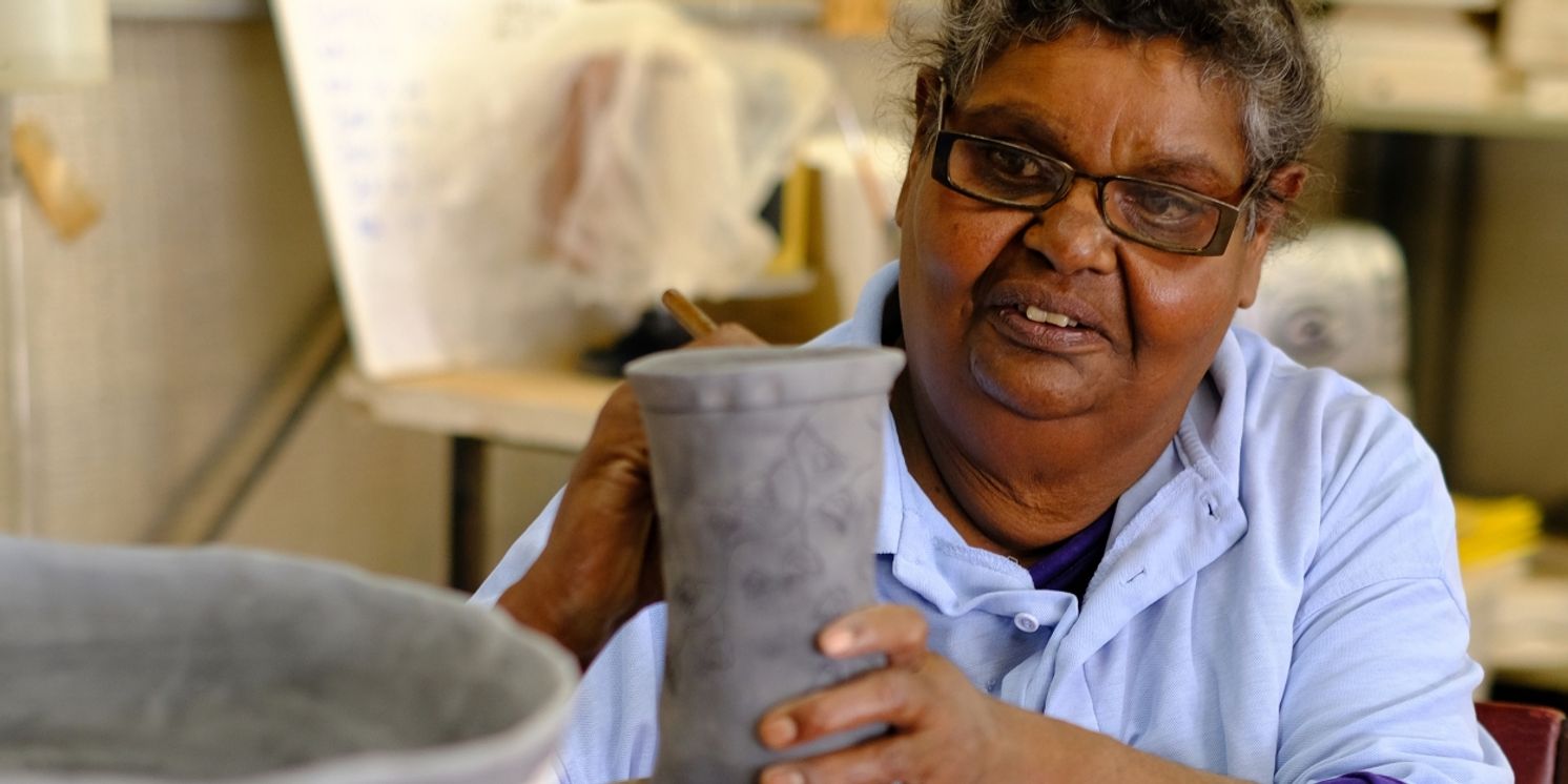 Lesley Coulthard Wins Our Mob 2023 Emerging Artist Prize  Image