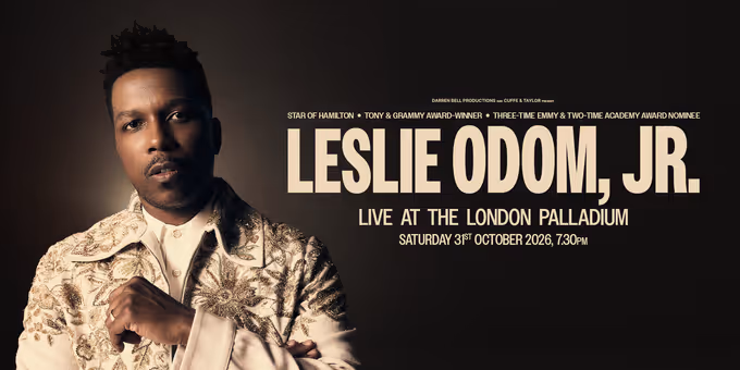Leslie Odom, Jr. to Perform Solo Concert at London Palladium Photos