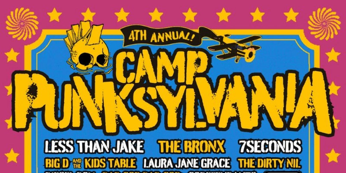 Less Than Jake Will Play 4th Annual Camp Punksylvania Music & Camping Festival