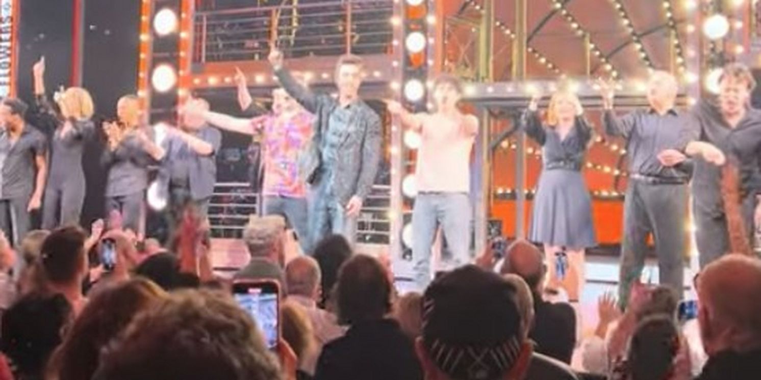 Video: Lewberger Sings 'Sweet Caroline' with Cast of A BEAUTIFUL NOISE  Image
