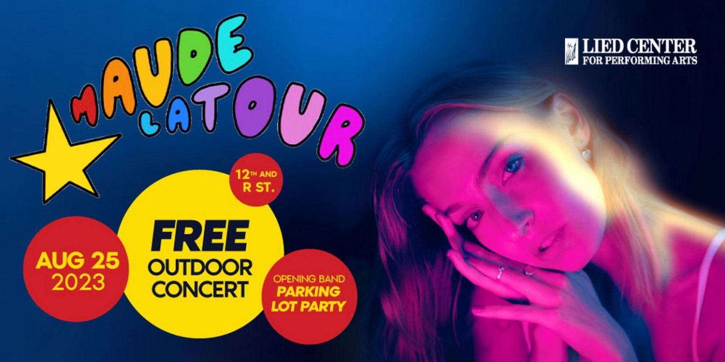 Lied Center Hosts Free Outdoor Concert with Rising Star Maude Latour  Image