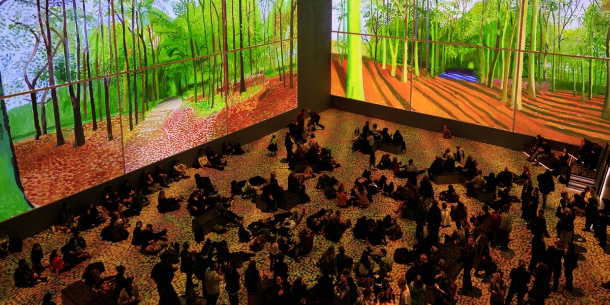 Lightroom Celebrates Hockney's 86th Birthday With Portrait By Julian Beever As Booking Extends