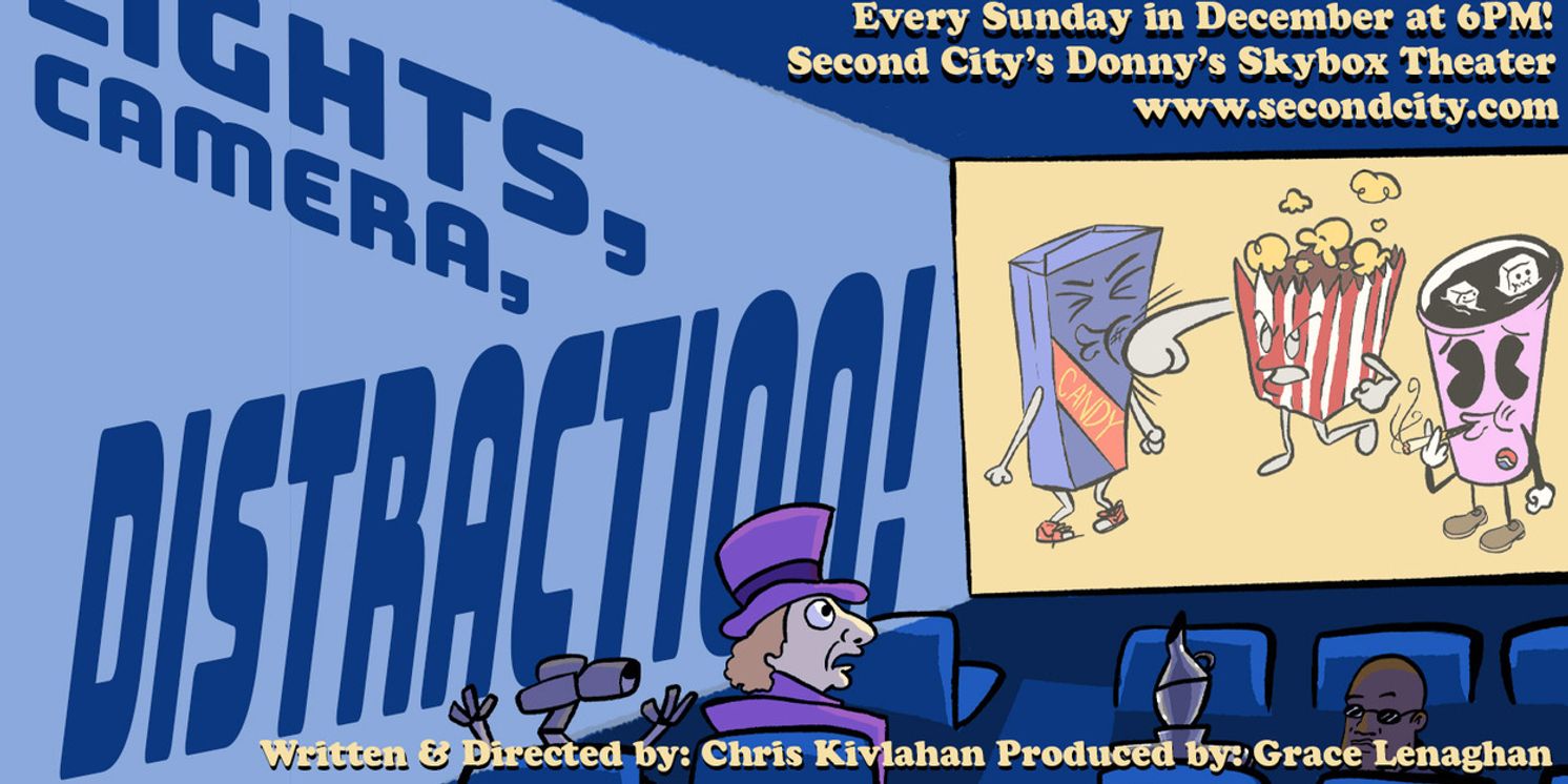 LIGHTS, CAMERA, DISTRACTION! Sketch Show is Coming to Second City's Donny's Skybox Theater  Image