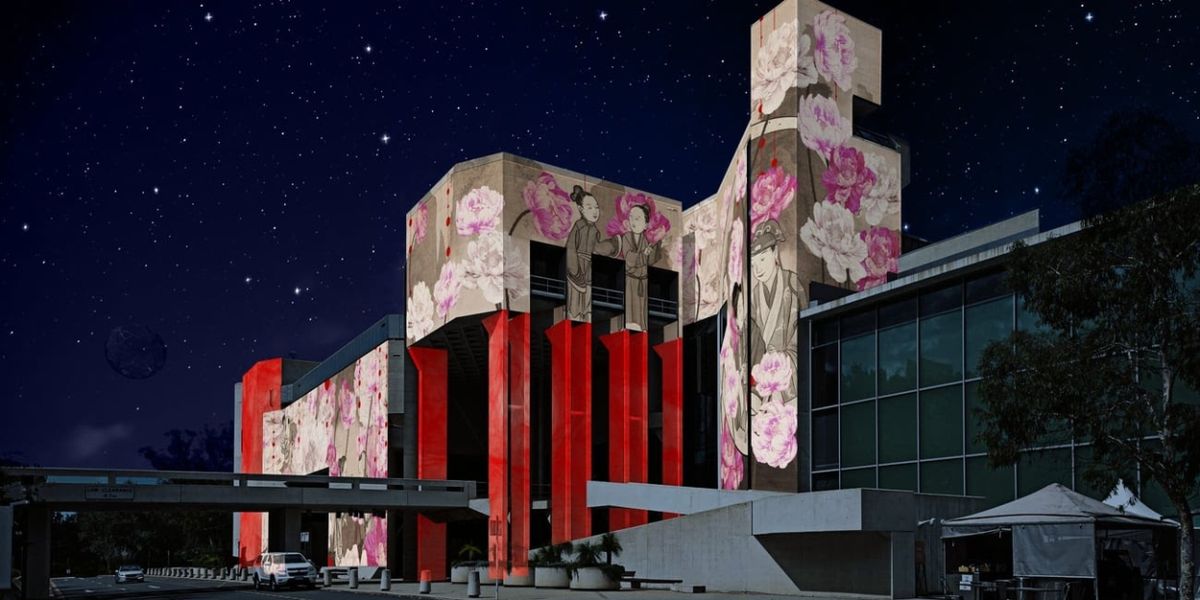 Lindy Lee Transforms The National Gallery After Dark For Enlighten Festival