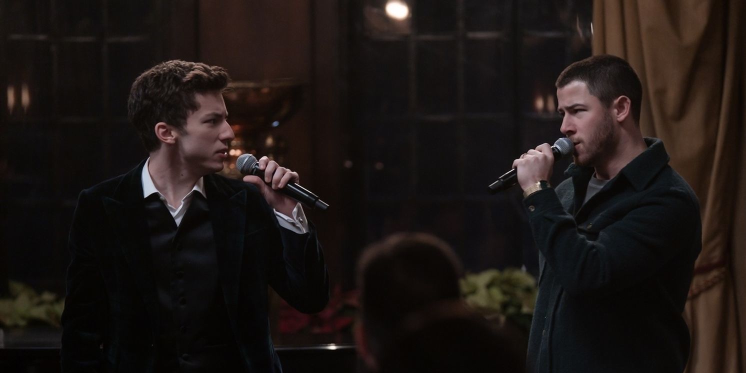 Listen: A VERY JONAS CHRISTMAS MOVIE Debuts Soundtrack Feat. Andrew Barth Feldman  Image