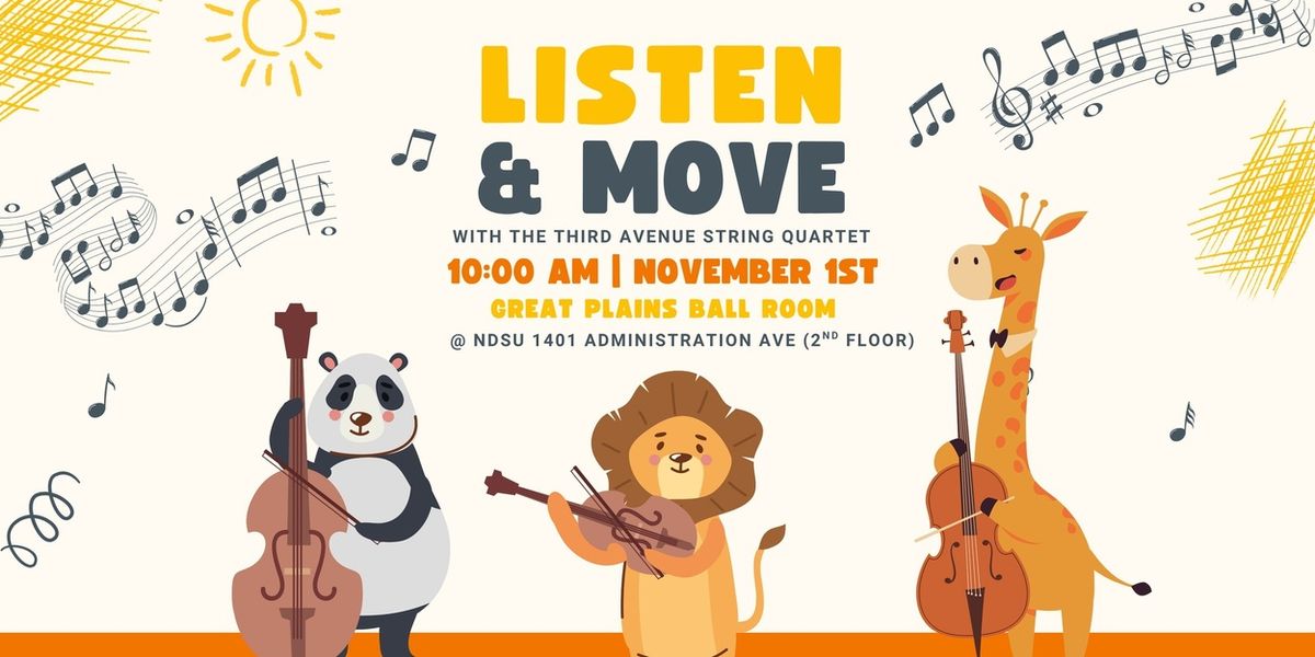 Listen and Move With the Third Avenue String Quartet Next Month