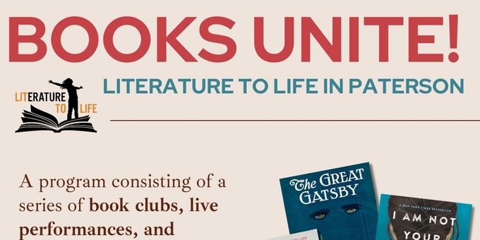 Literature to Life Will Present BOOKS UNITE Event in Paterson Photos