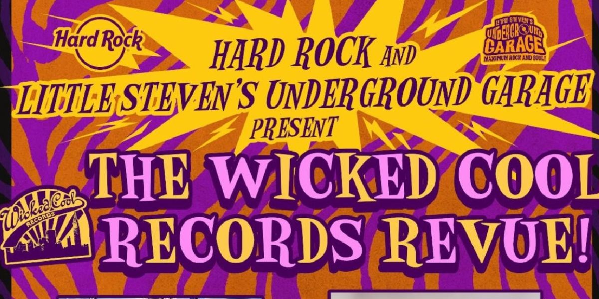 Little Steven's Underground Garage Set The Wicked Cool Records Revue With Chesterfield Kings, Slim Jim Phantom & More