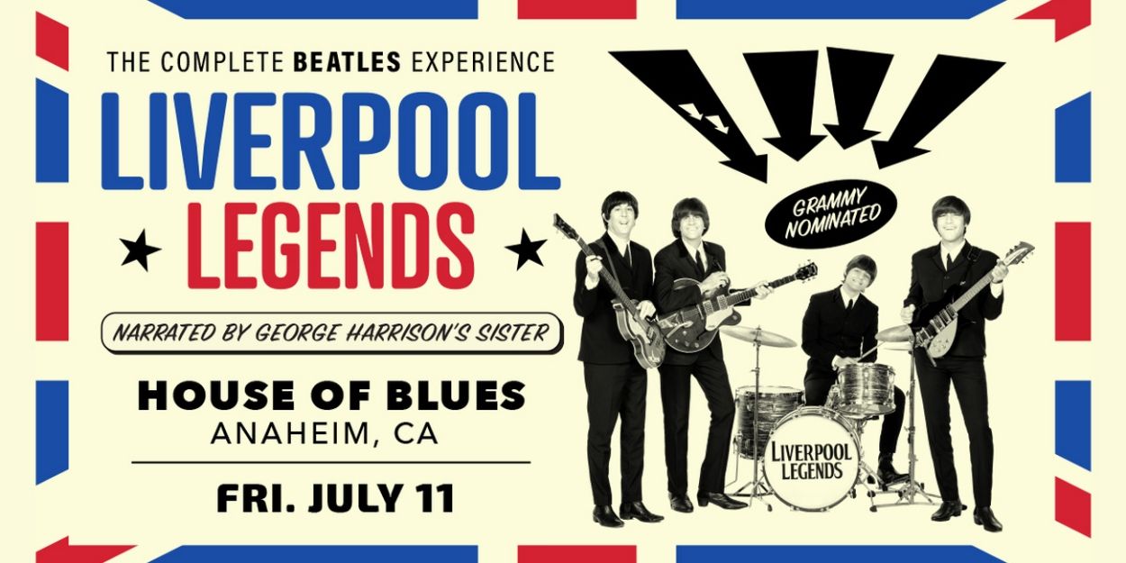 Liverpool Legends THE COMPLETE BEATLES EXPERIENCE at House of Blues Anaheim  Image