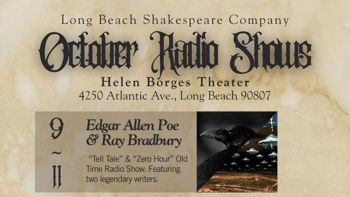 Long Beach Shakespeare Company Unveils October Radio Show Season