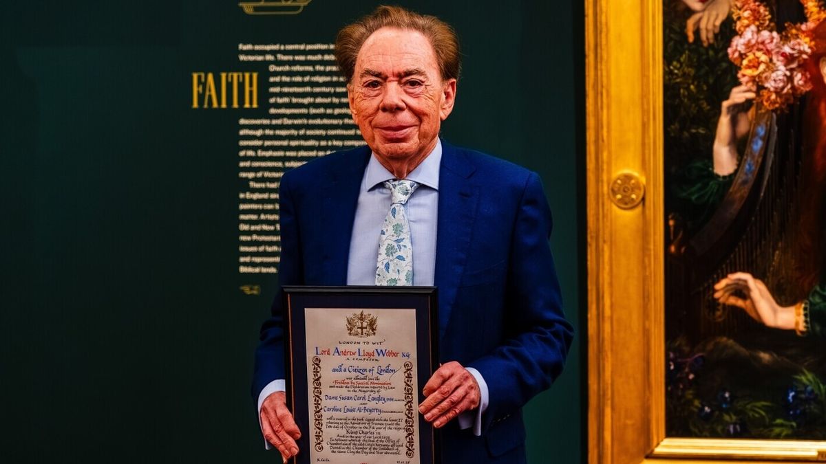 Andrew Lloyd Webber Receives Freedom of City of London
