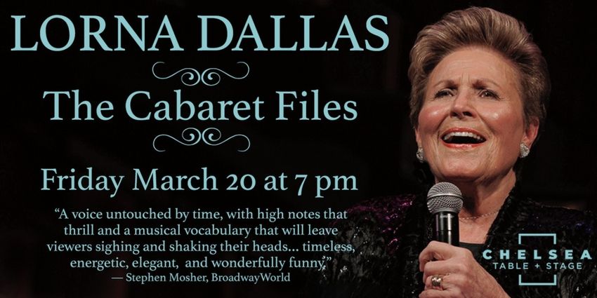 Lorna Dallas to Perform THE CABARET FILES at Chelsea Table + Stag Photo