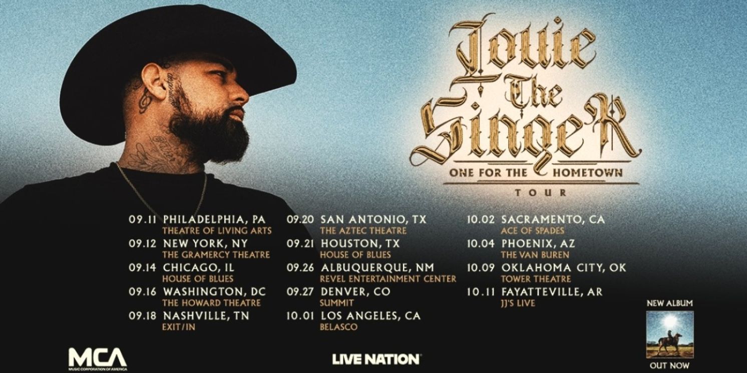 Louie TheSinger to Embark on 14-City 'One For The Hometown' Tour  Image