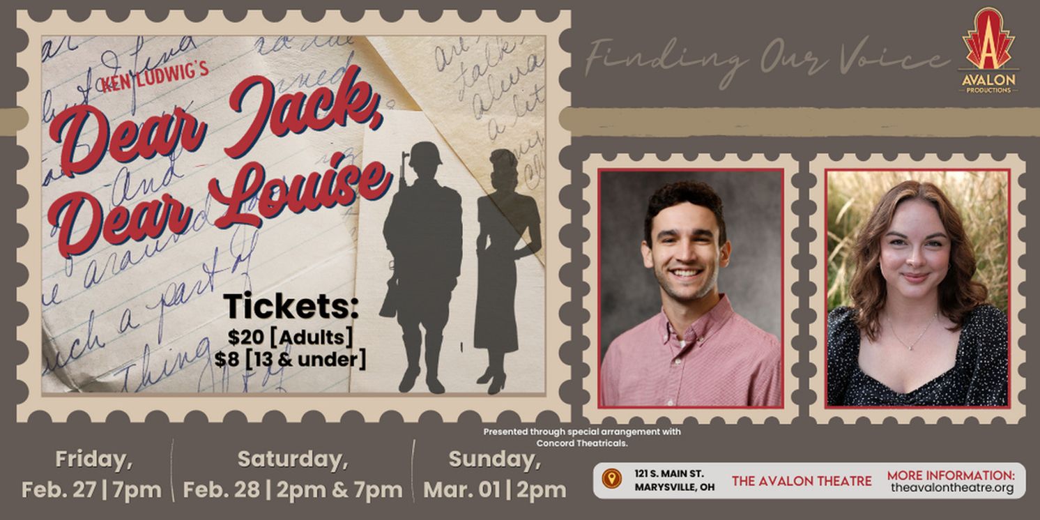 Ken Ludwig’s DEAR JACK, DEAR LOUISE Opens at The Avalon Theatre  Image