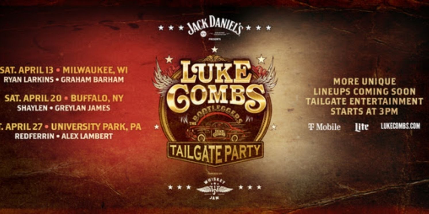 Luke Combs' 'Bootleggers Tailgate Party' Returns For 'Growin' Up And Gettin' Old' Stadium Tour  Image