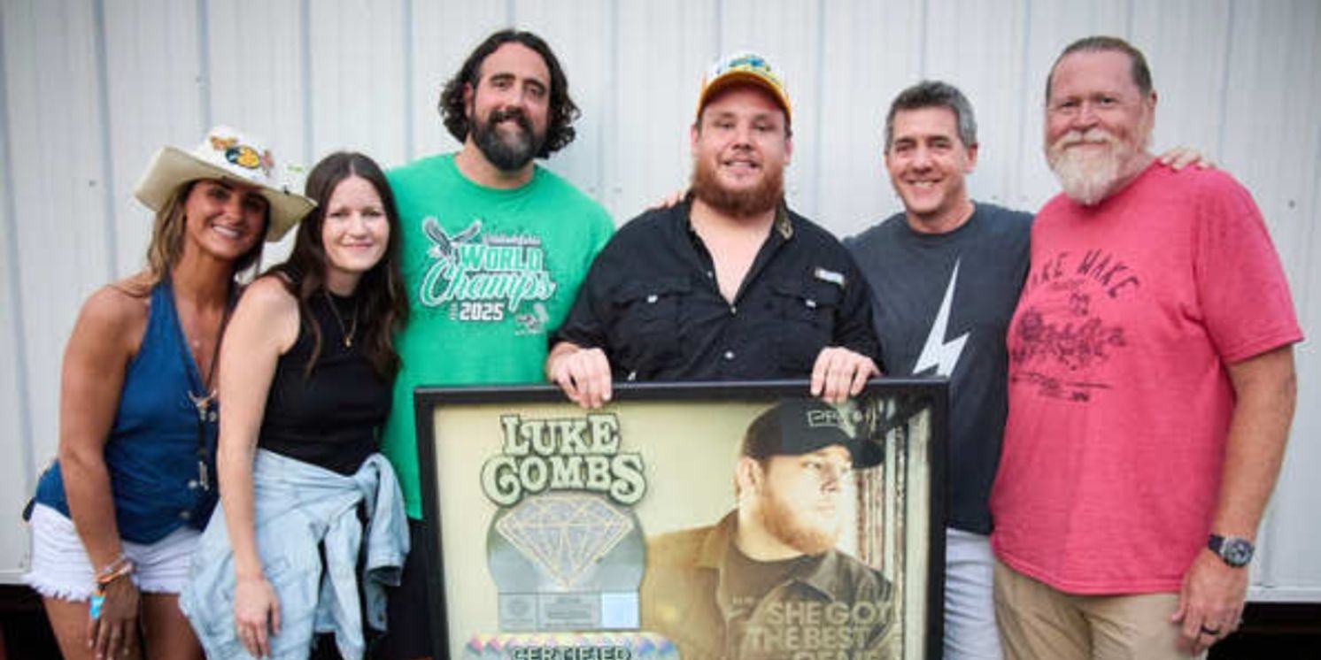 Luke Combs Becomes Second-Highest Certified Country Artist with 34 RIAA Awards  Image