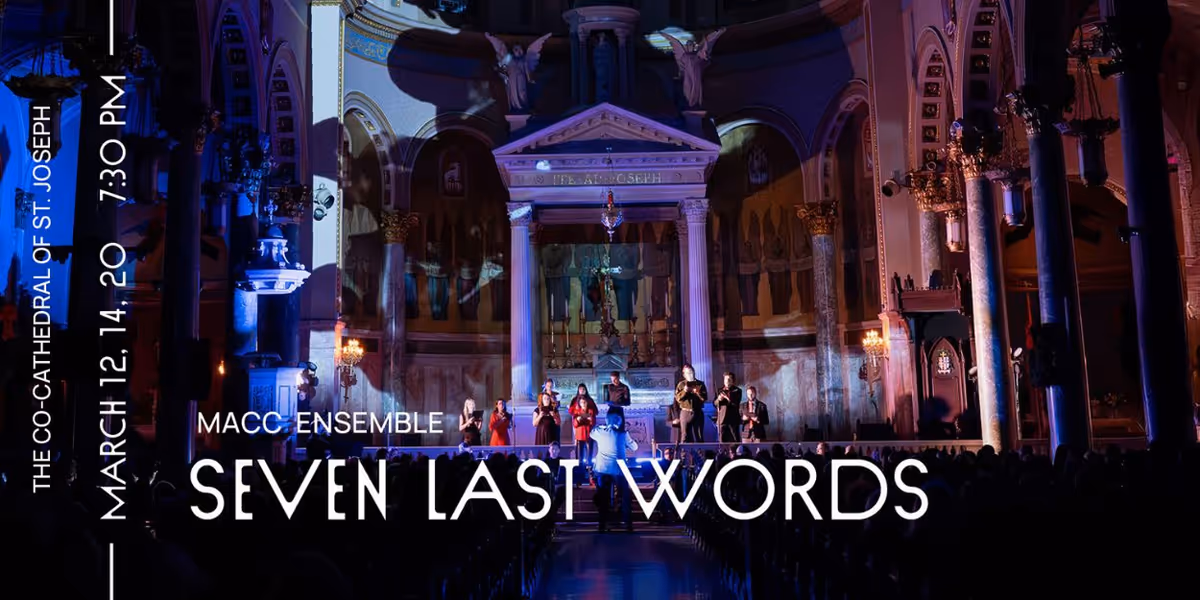 Music At Co-Cath To Present SEVEN LAST WORDS