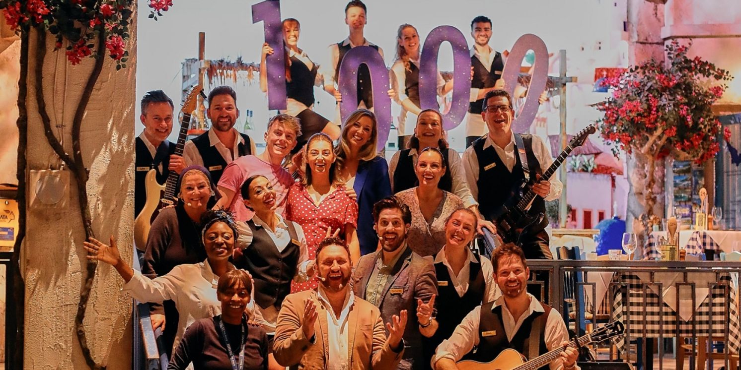 MAMMA MIA! THE PARTY Celebrates 1000th Performance At Nikos Taverna At The O2 Arena  Image