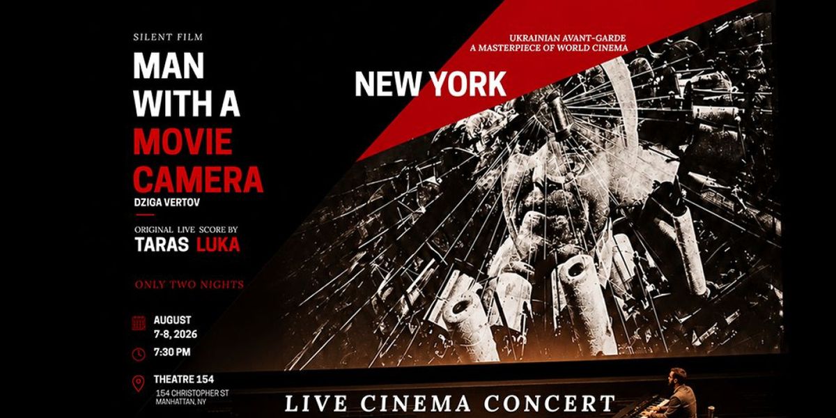 MAN WITH A MOVIE CAMERA to Make New York Premiere as Live Cinema Concert