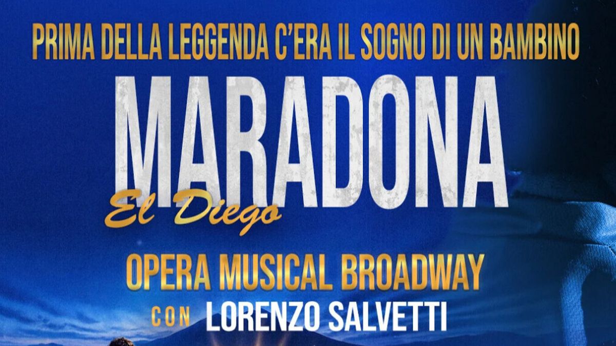 MARADONA EL DIEGO OPERA MUSICAL to Tour Italy