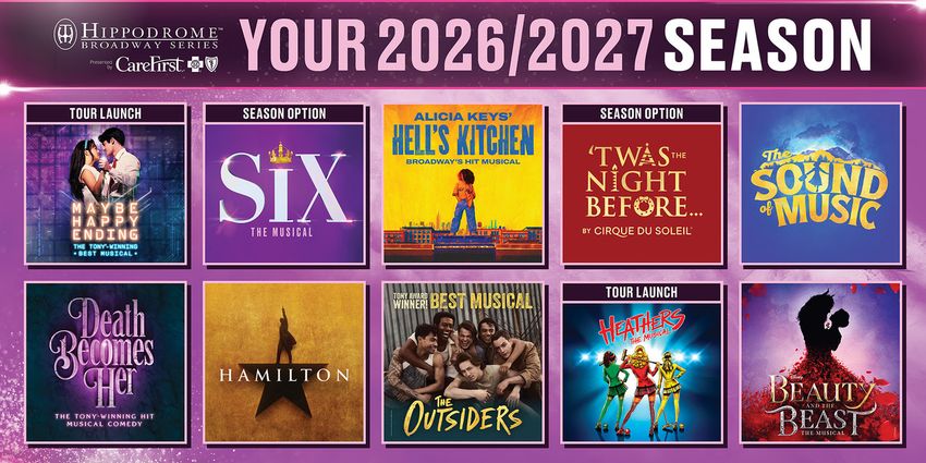 MAYBE HAPPY ENDING, HAMILTON, THE OUTSIDERS, And More Lead Hippodrome’s 2026–2027 Broadway Season Photo
