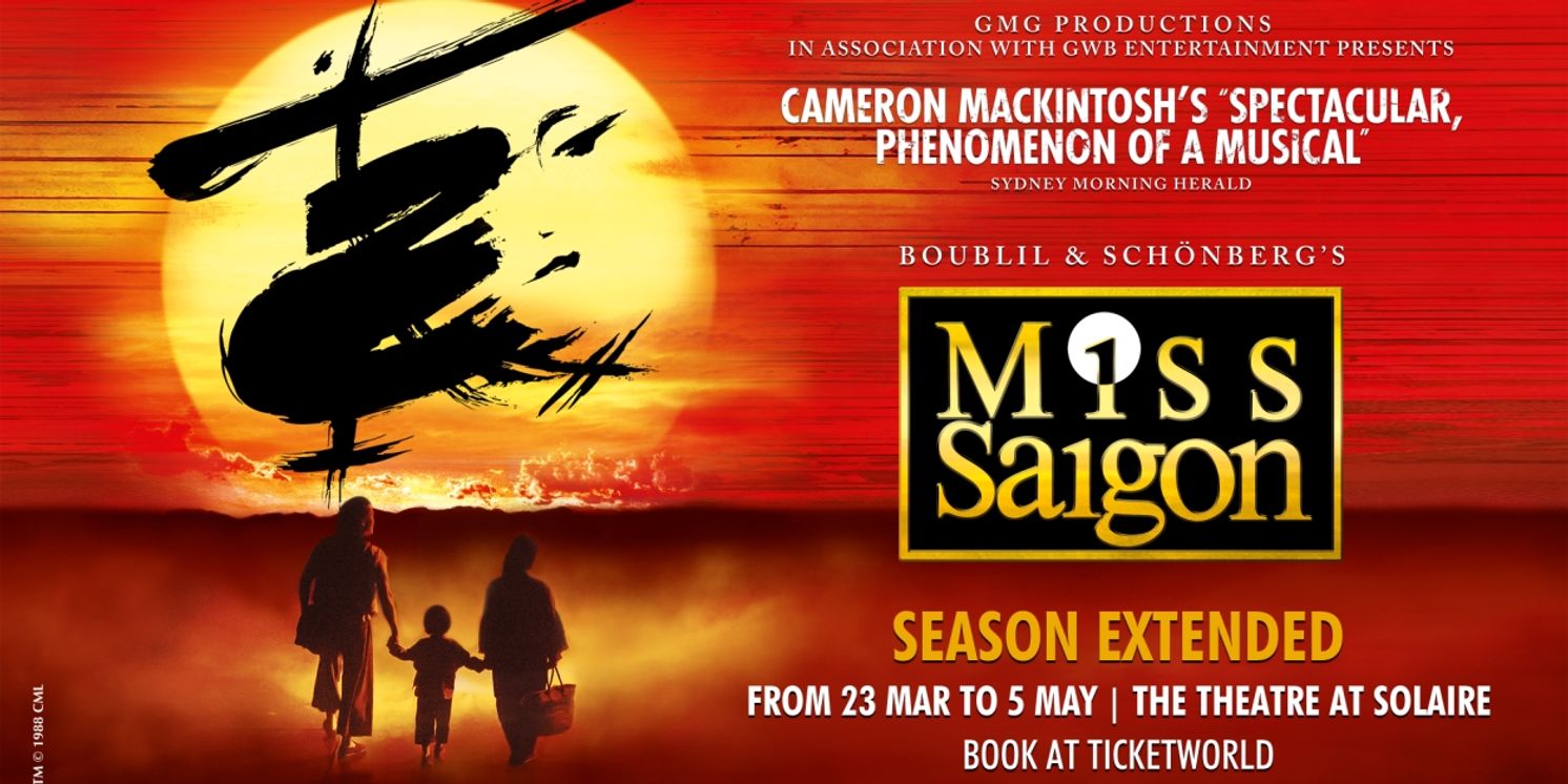 MISS SAIGON in Manila Extends Till May 5, 2024  Image