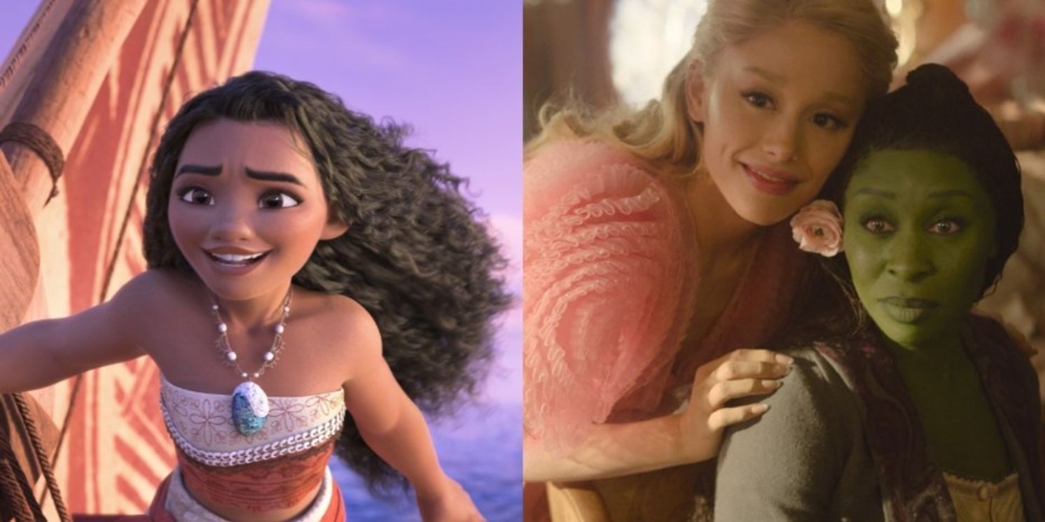 MOANA 2 Hits Lifetime Domestic Gross of First Film After 10 Days; WICKED Numbers Remain Strong  Image