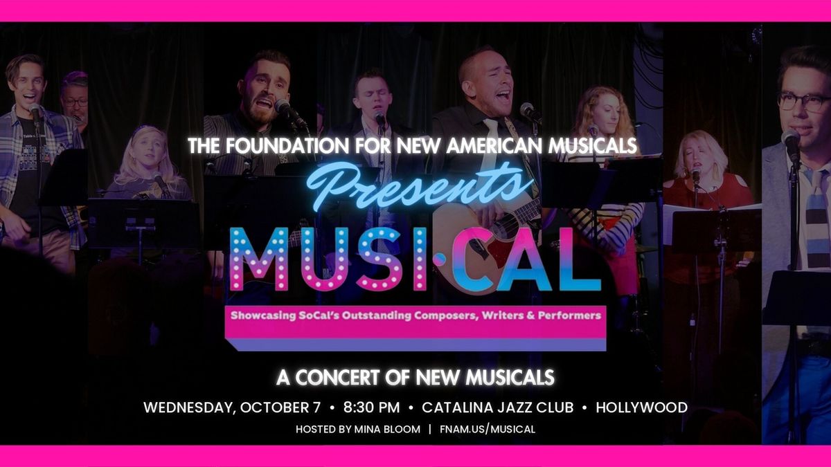 MUSI-CAL to Spotlight Five New Musicals at Catalina Jazz Club