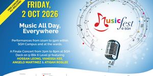 MUSICFEST@SGH to Return With 200+ Performers at Singapore General Hospital