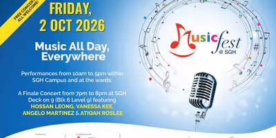MUSICFEST@SGH to Return With 200+ Performers at Singapore General Hospital