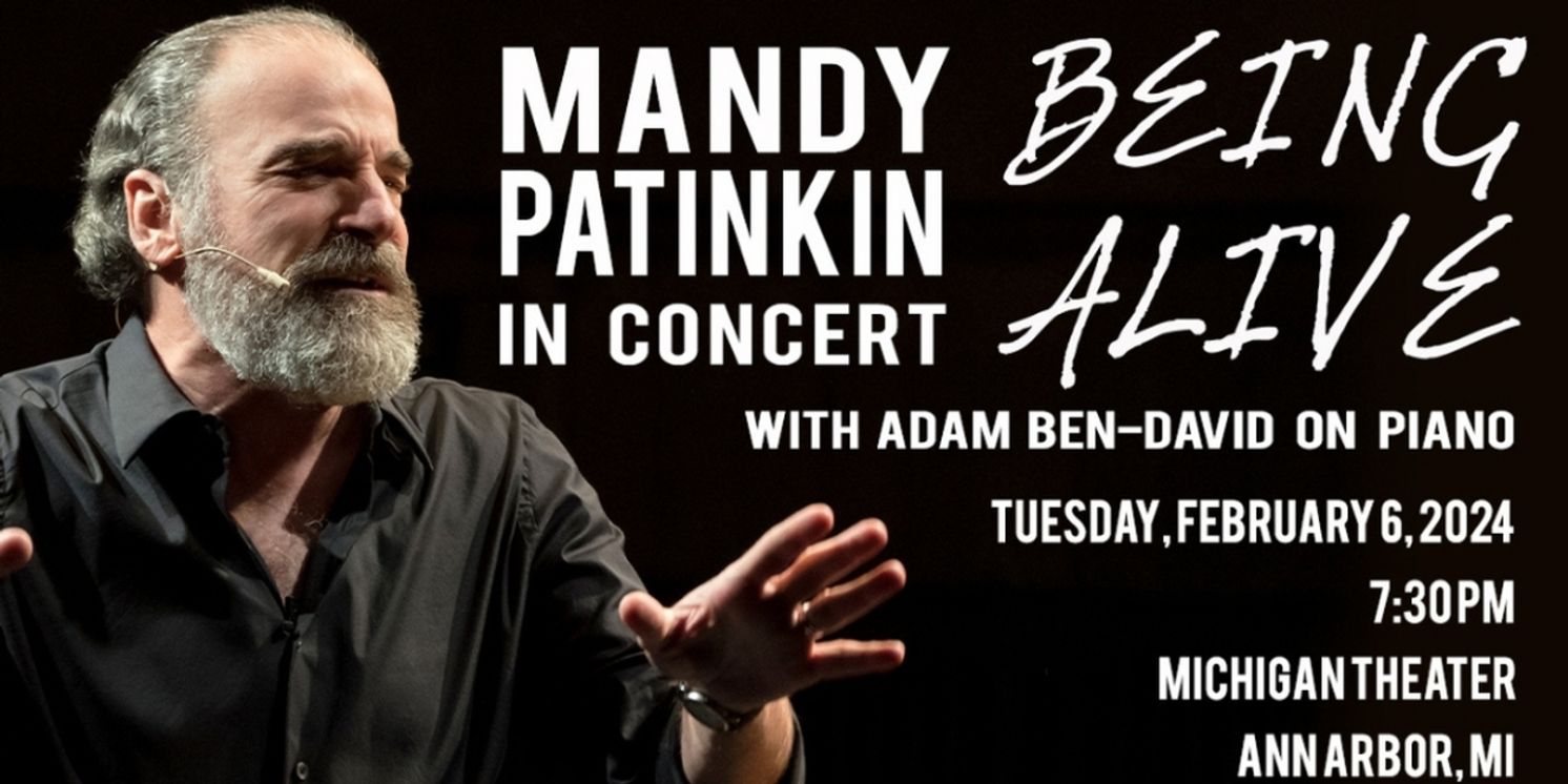 Mandy Patinkin To Perform At The Michigan Theater in February  Image