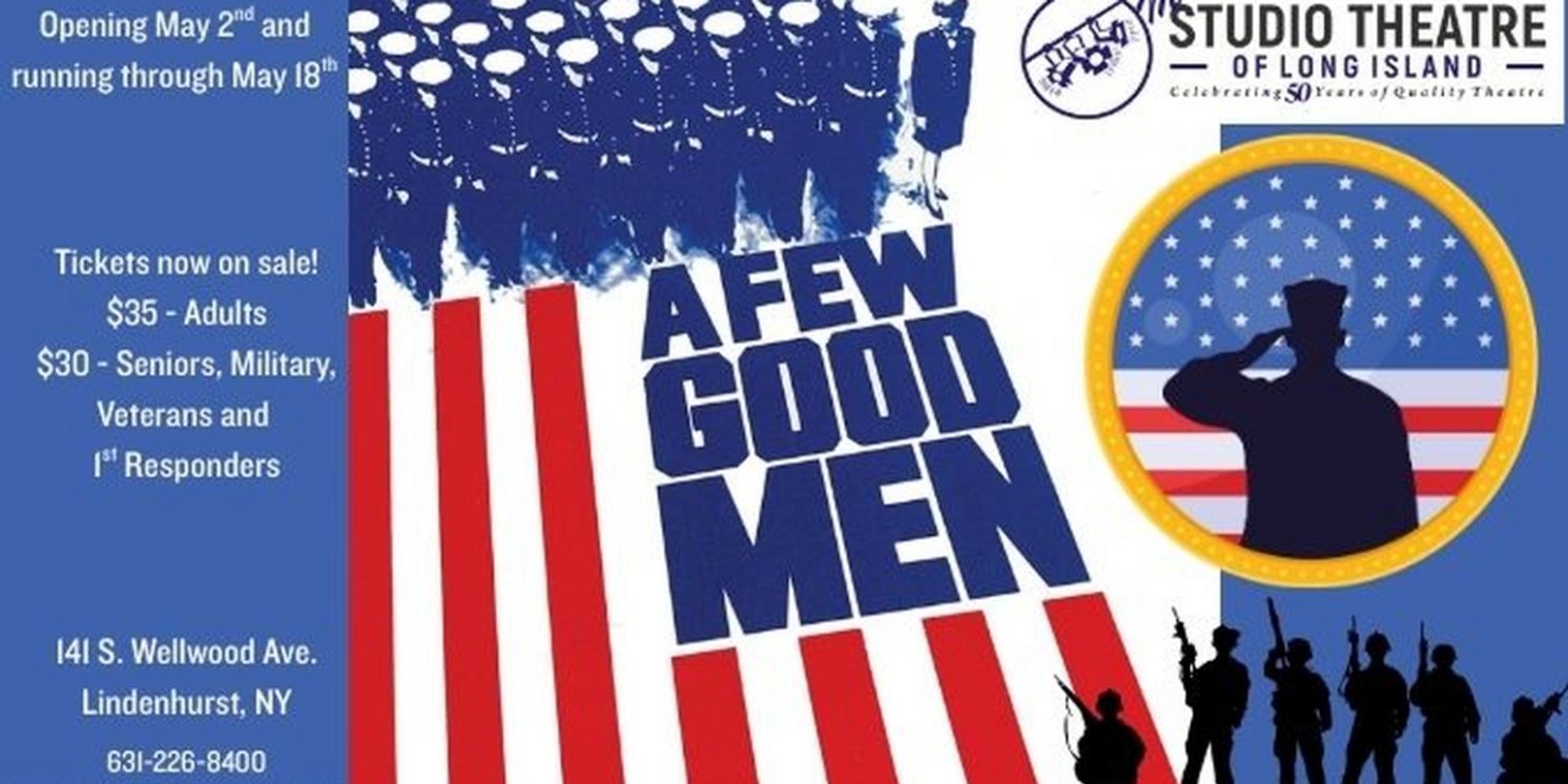 A FEW GOOD MEN to Open at Manes Studio Theatre in May  Image