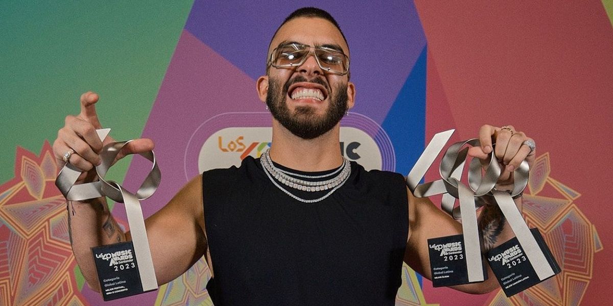 Manuel Turizo Triumphs As Top Winner At LOS40 Music Awards