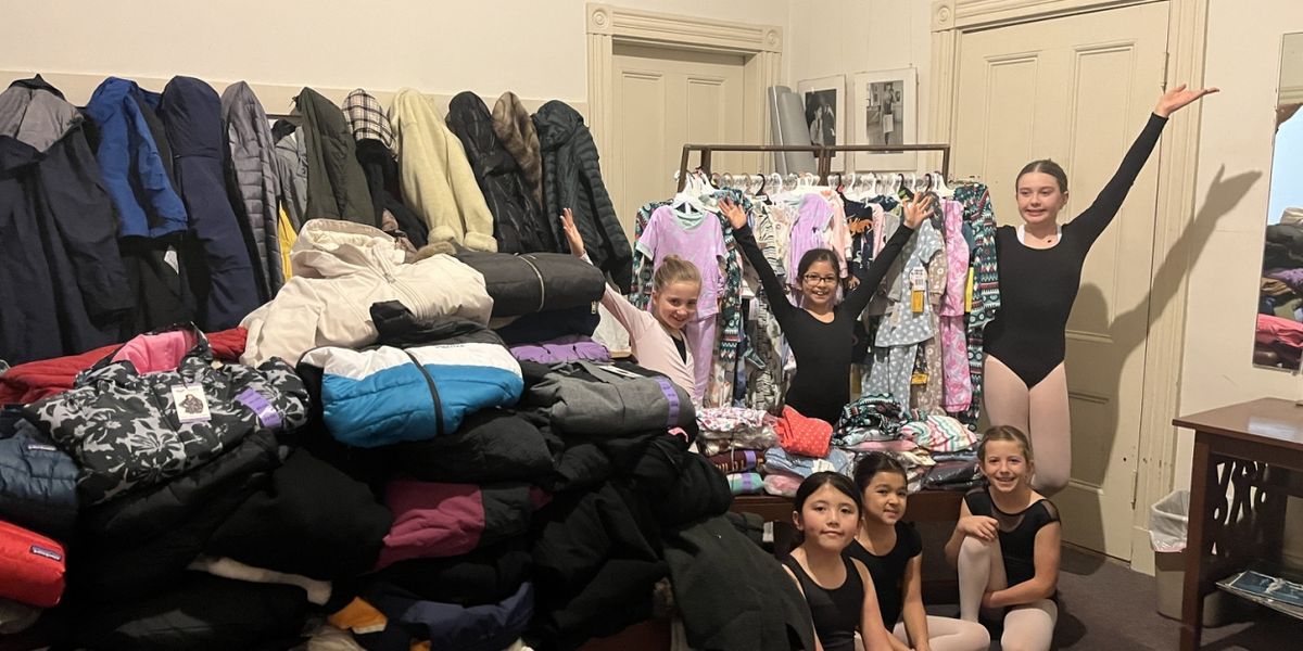Marblehead School Of Ballet And North Shore Civic Ballet's Winter Clothing Drive Brings in Record Number Of Garments