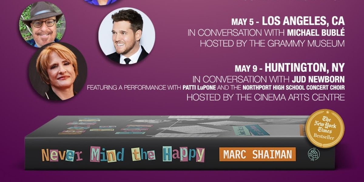 马克·沙曼将在帕蒂·卢波恩、迈克尔·布布雷等嘉宾的陪伴下开启图书巡演第二阶段 