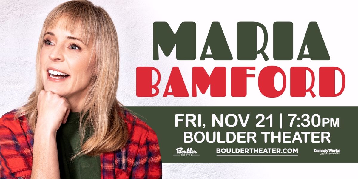 Maria Bamford to Perform at Boulder Theater in November