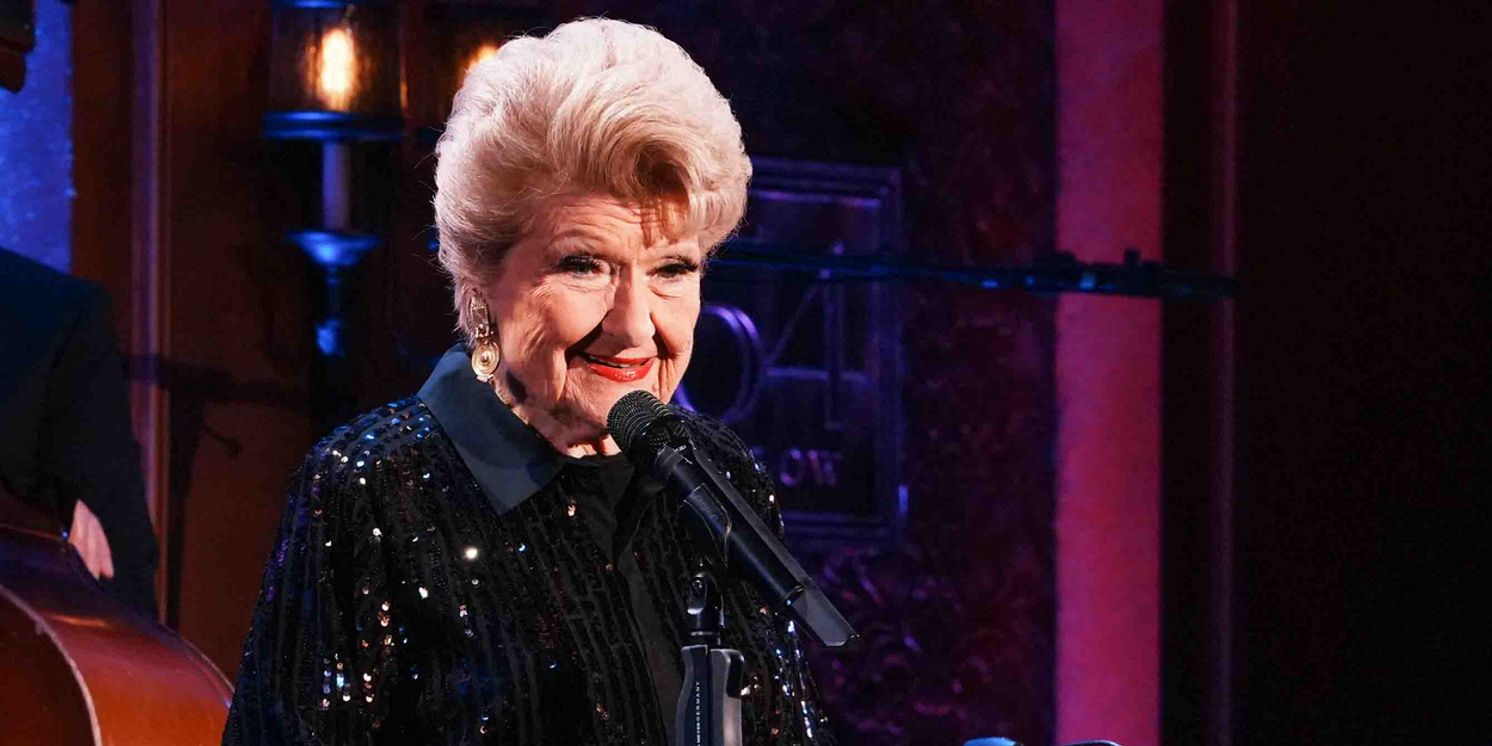 Marilyn Maye, Claybourne Elder and More to Perform at 54 Below in April  Image