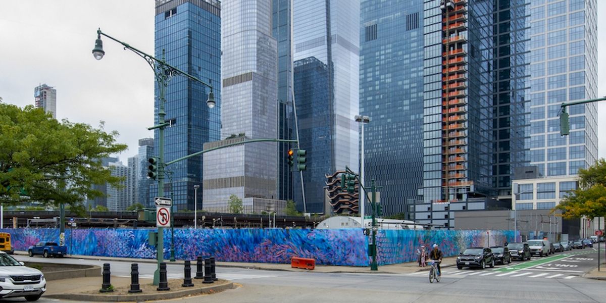 Marisa Morán Jahn's Large-Scale 'Re/Connections' Installed Along West Side Highway