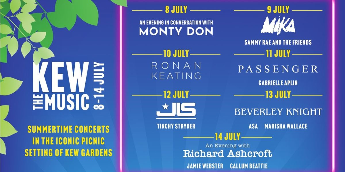 Marisha Wallace and Sammy Rae & The Friends Added to KEW THE MUSIC 2024