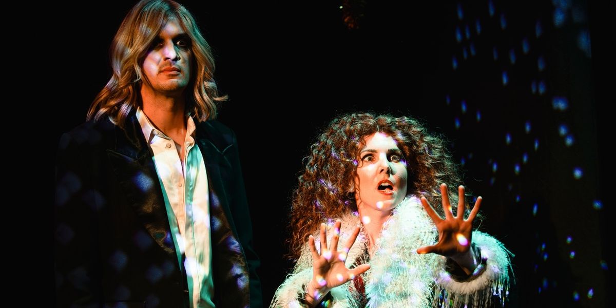 Marla Mindelle and Josh Sharp in A KIDMAN CAROL Off-Broadway