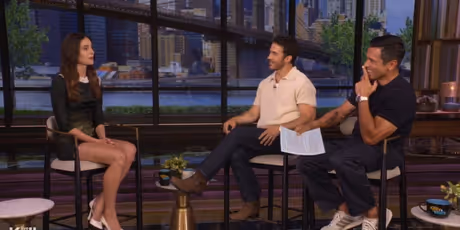 Mary Beth Barone Challenges Mark Consuelos to Arm-Wrestling Match on LIVE Photo