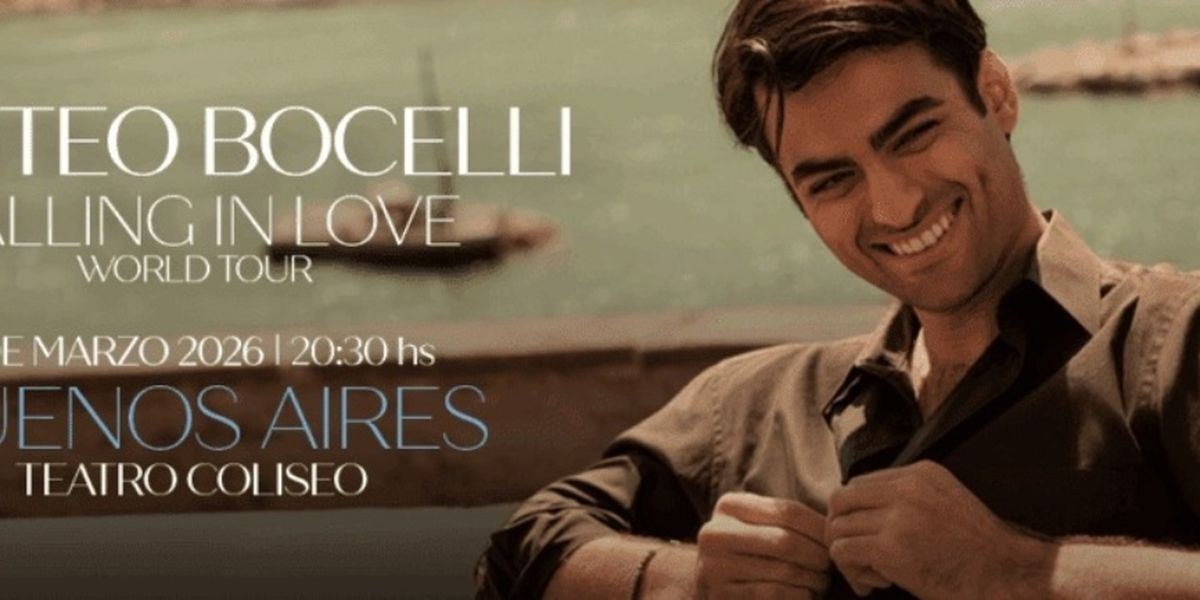 Matteo Bocelli Comes to Teatro Coliseo in Buenos Aires