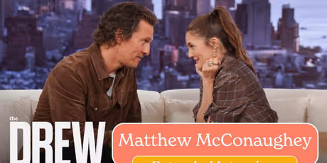Matthew McConaughey Recalls Meeting Drew Barrymore on BOYS ON THE SIDE Set Photo