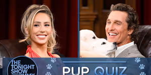 Matthew McConaughey and Alix Earle Compete for Puppies in Fallon Trivia Game