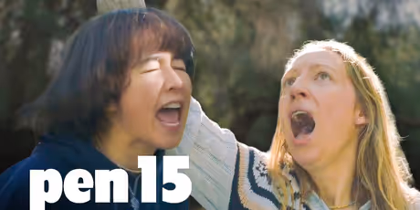 Maya and Anna Attempt a Witchy Ritual in New PEN15 Clip From Hulu Photo