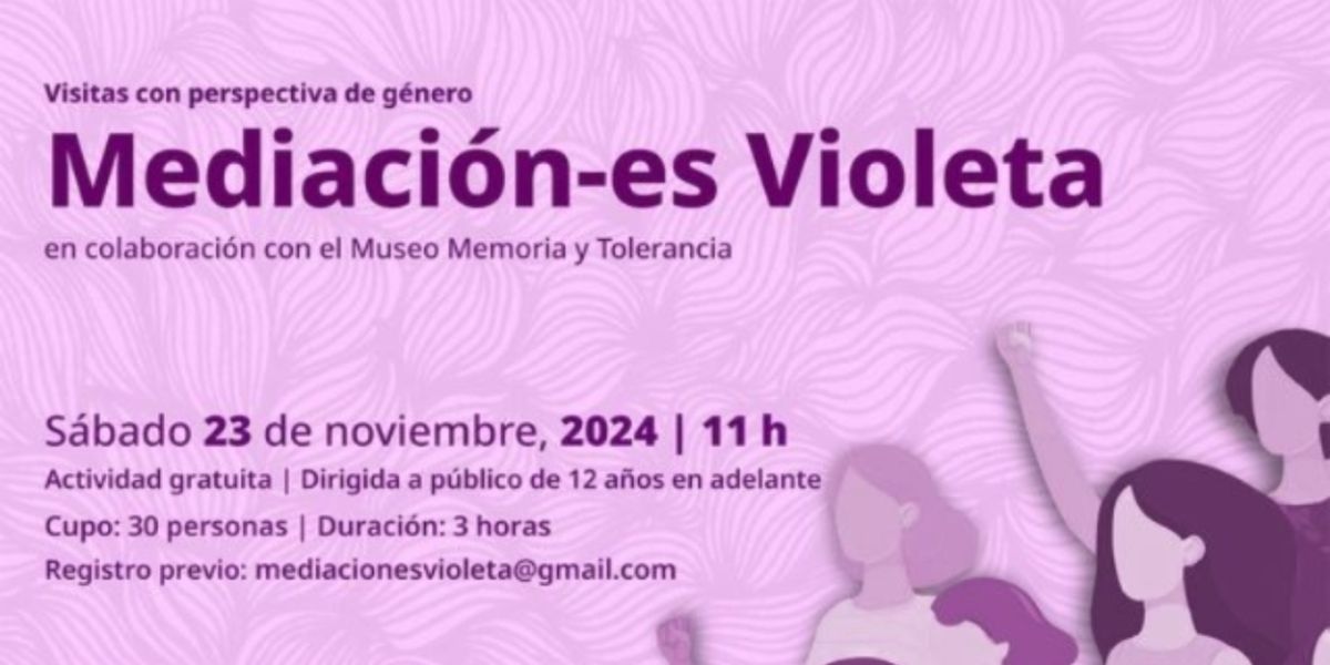 Mediación-es Violeta Ofrecerá Diversas Actividades Con Perspectiva De Género