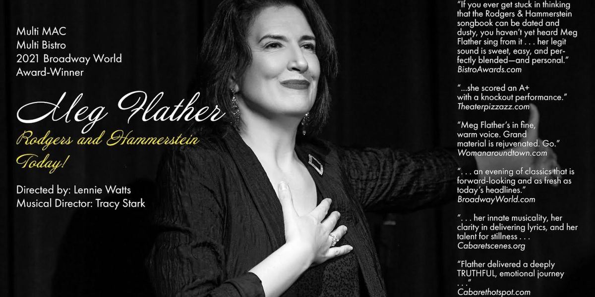 Meg Flather Continues The Brick Room Tour at Don't Tell Mama with RODGERS & HAMMERSTEIN TODAY